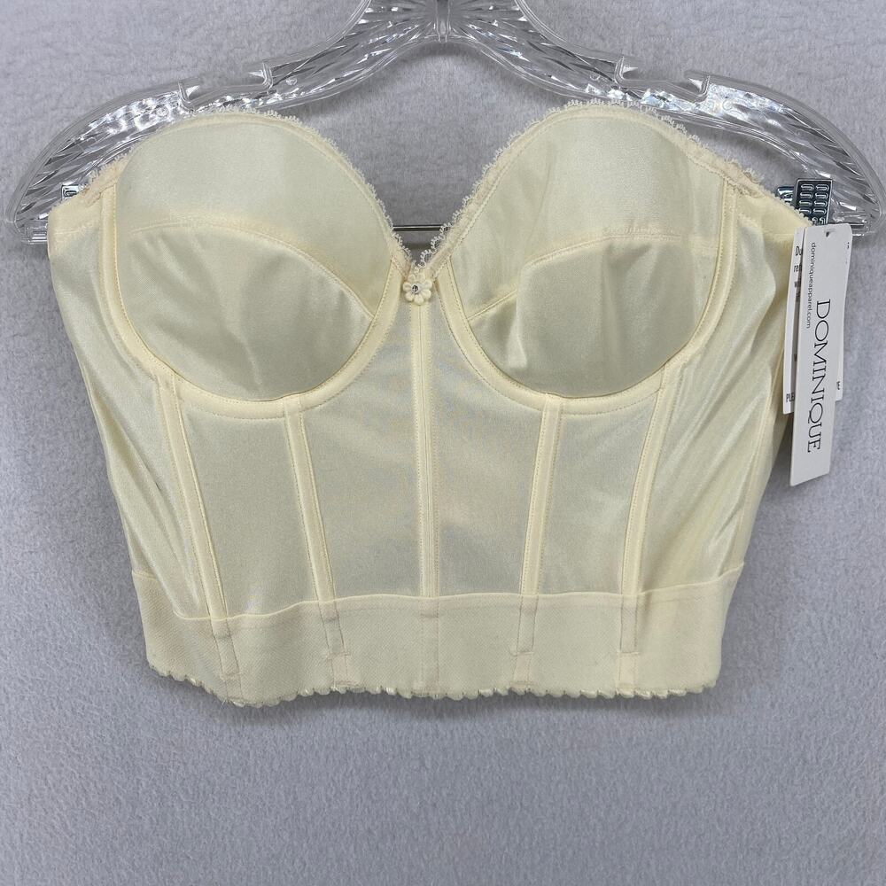DOMINIQUE Corset 36B NOEMI BACKLESS STRAPLESS BUSTIER Strapless Off White NEW